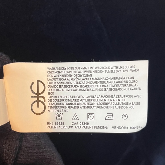 Gloria Vanderbilt Dark Blue Polyester Long Sleeve Sweater Size Medium - Picture 3 of 8